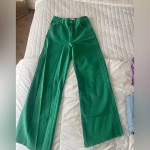 Zara Green Jeans